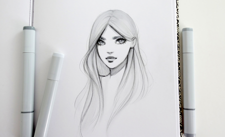 Рисунки маркерами