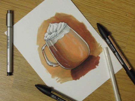 Рисование маркерами для начинающих