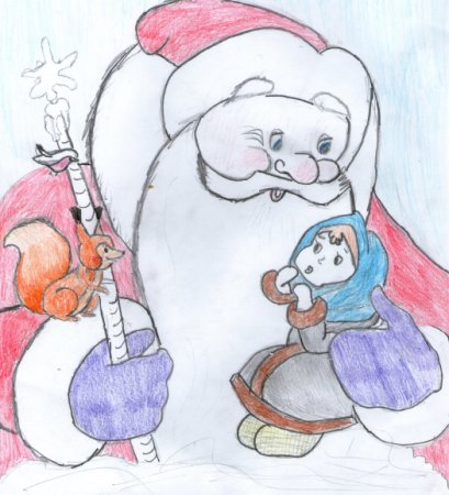 Морозко русская народная сказка раскраска