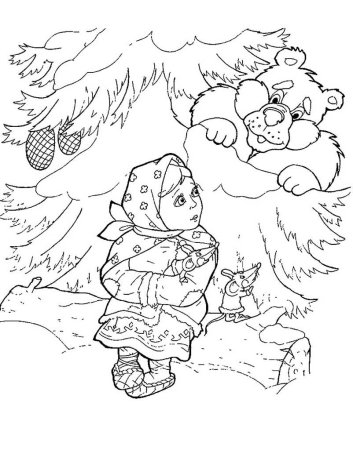 Сказка Морозко нарисова