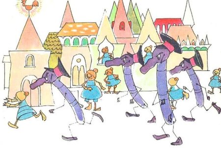 Городок в табакерке рисунки детей