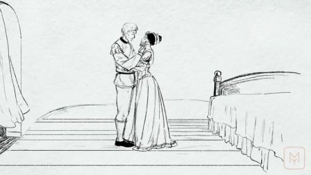 Ромео и Джульетта карандашом