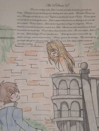 Декорации к спектаклю Ромео и Джульетта рисунки