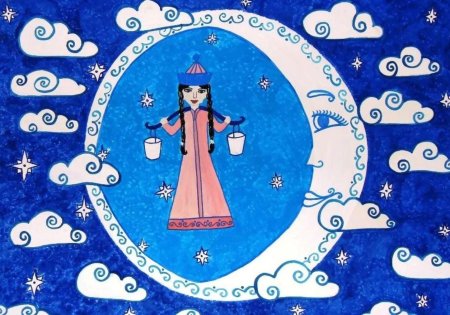 Бурятский танец ехор рисунки