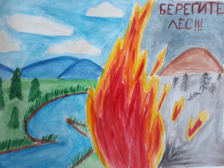 МЧС рисунок для детей