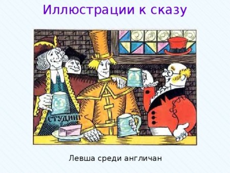 Иллюстрации Кукрыниксов к сказу Левша