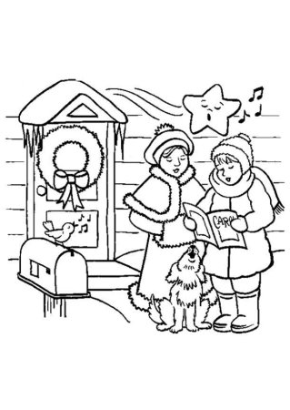 Колядки детские рисунки