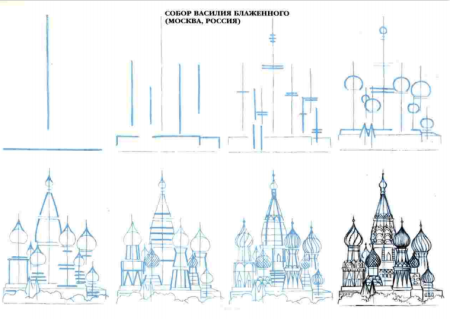 Церковь рисунок