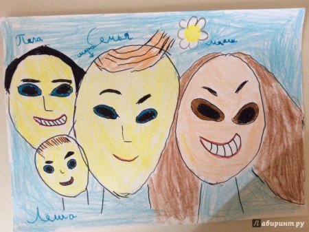 Идеи для рисунка моя семья