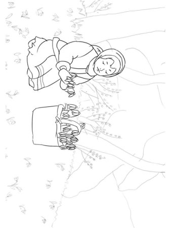 Рисунок к сказке 12 месяцев