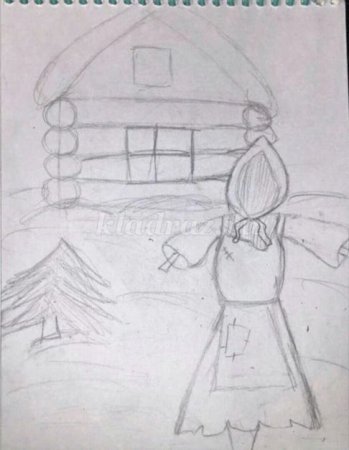 Рисунок на Масленицу карандашом легкий