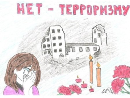 Детские рисунки на тему терроризм