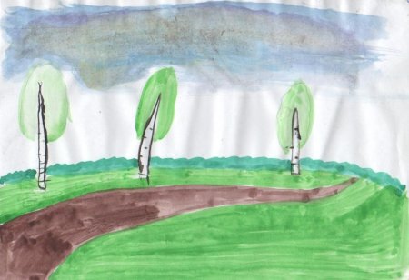 Рисование Весенняя гроза