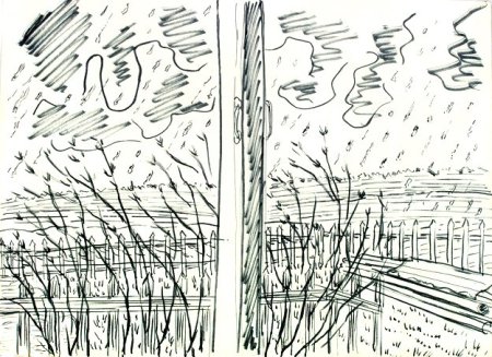 Иллюстрация к стихотворению Тютчева Весенняя гроза