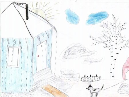 Дождь за окном живопись