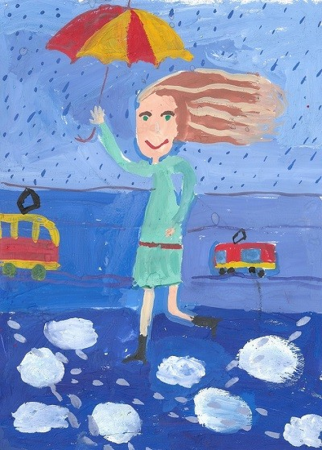 Рисунок на тему пейзаж