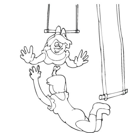 Цирковые животные раскраски