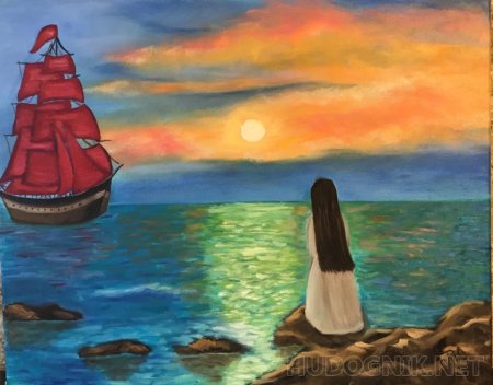 Корабль рисунок карандашом