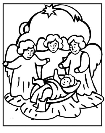 Православное Рождество раскраски