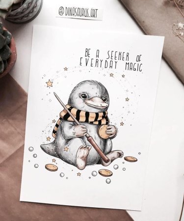 Рисунки в скетчбук маркерами Гарри Поттер