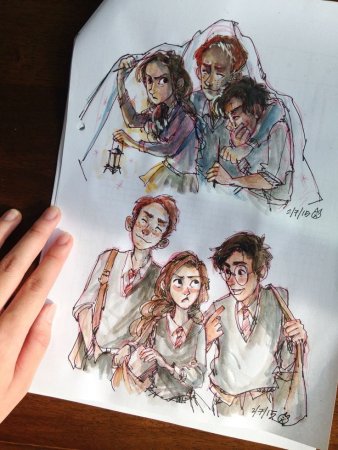 Гарри Поттер маркерами