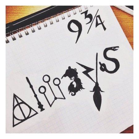 Татуировки Гарри Поттера Крестражи