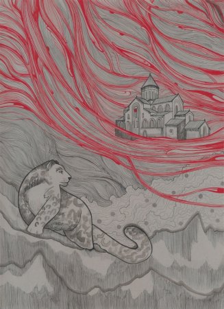 Иллюстрация к эпизоду Мцыри с Барсом