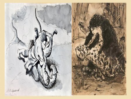 Мцыри иллюстрации Барс