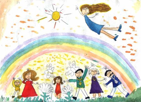 Рисование на тему дом семья