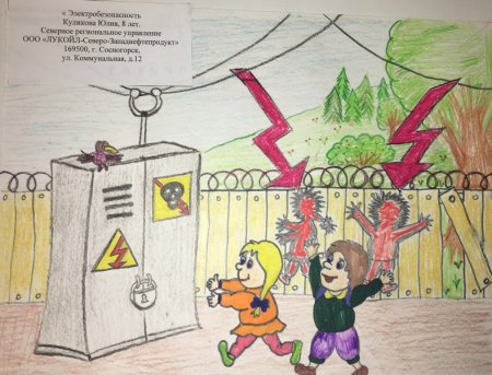 Рисунок на тему электричество опасно