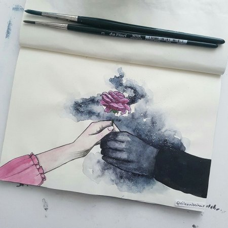 Вдохновляющие рисунки акварелью