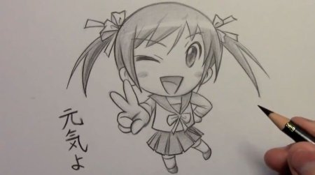 Аниме рисунки карандашом для начинающих