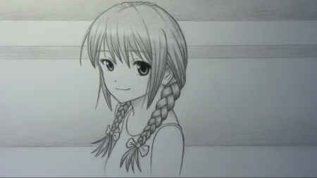 Фото аниме карандашом