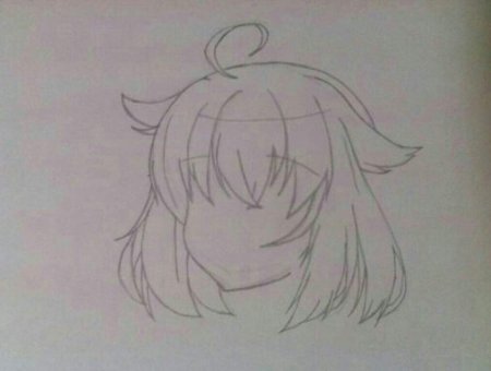 Аниме карандашом для начинающих легкие с ушками