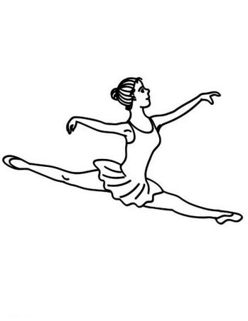 Балерина рисунок