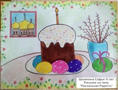 Пасхальная радость рисунки