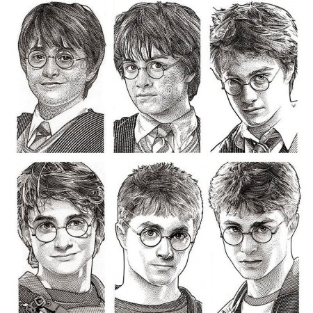 Дэниел Рэдклифф Гарри Поттер рисунки