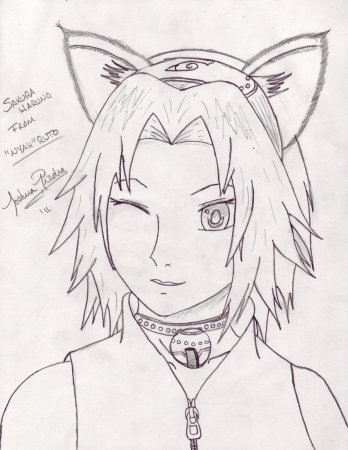 Рисунок на свободную тему легкий аниме