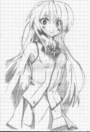 Рисунки на свободную тему аниме лёгкие