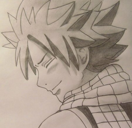 Нацу Драгнил для срисовки