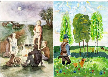 Иллюстрация к произведению Бежин луг Русалка