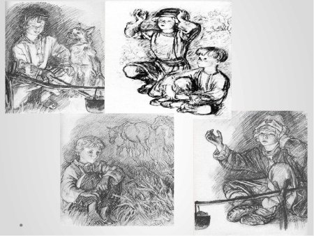 Рисунок к Бежину лугу