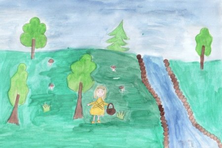 Иллюстрация к произведению Бежин луг карандашом