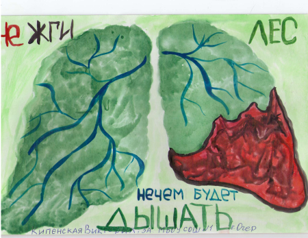 Лес в виде легких