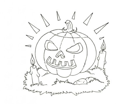 Картинки для Хэллоуина для срисовки