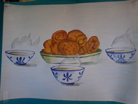 Цаган сар рисунки детей