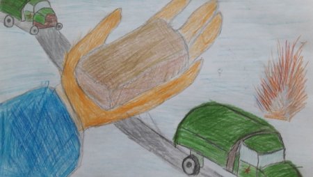 Снятие блокады Ленинграда рисунки