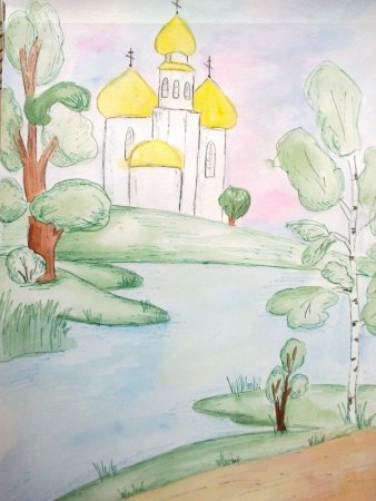 Рисунок на тему мой родной край