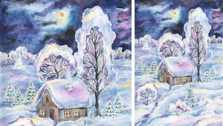 Рисунки гуашью