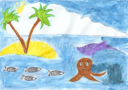 Рисунок на тему море